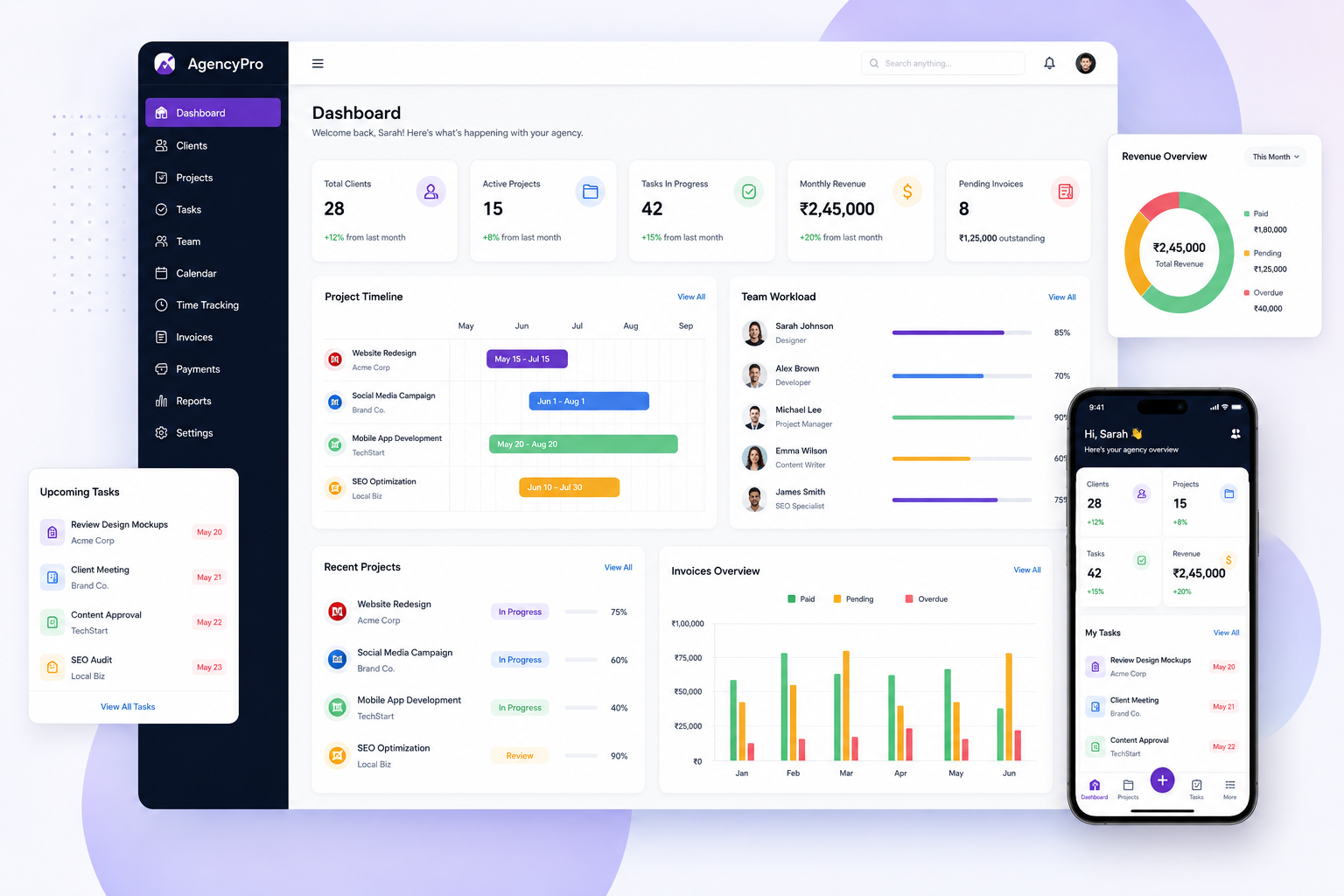 Agency Management Platform Development