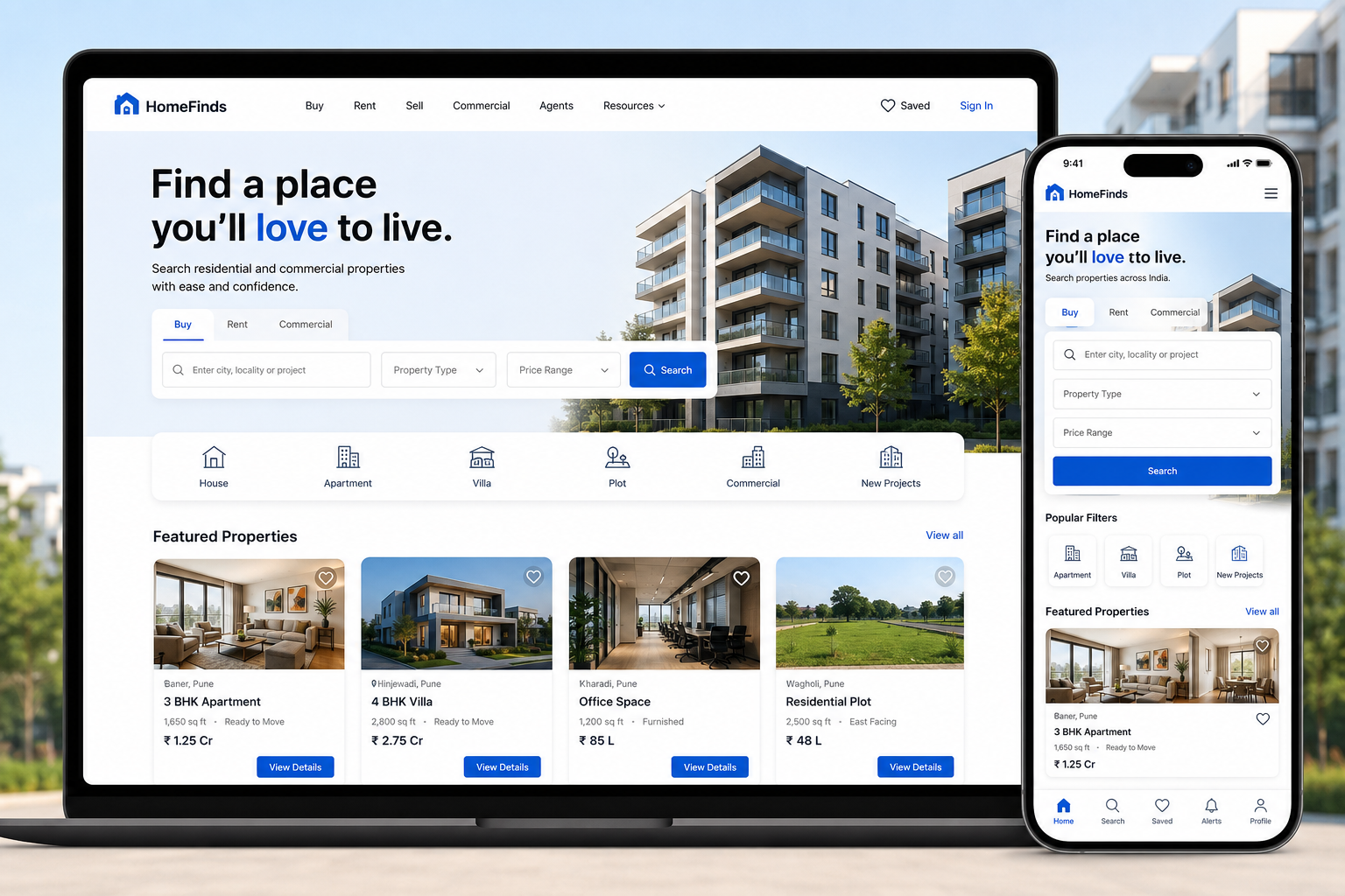 Property Listing Platform Development