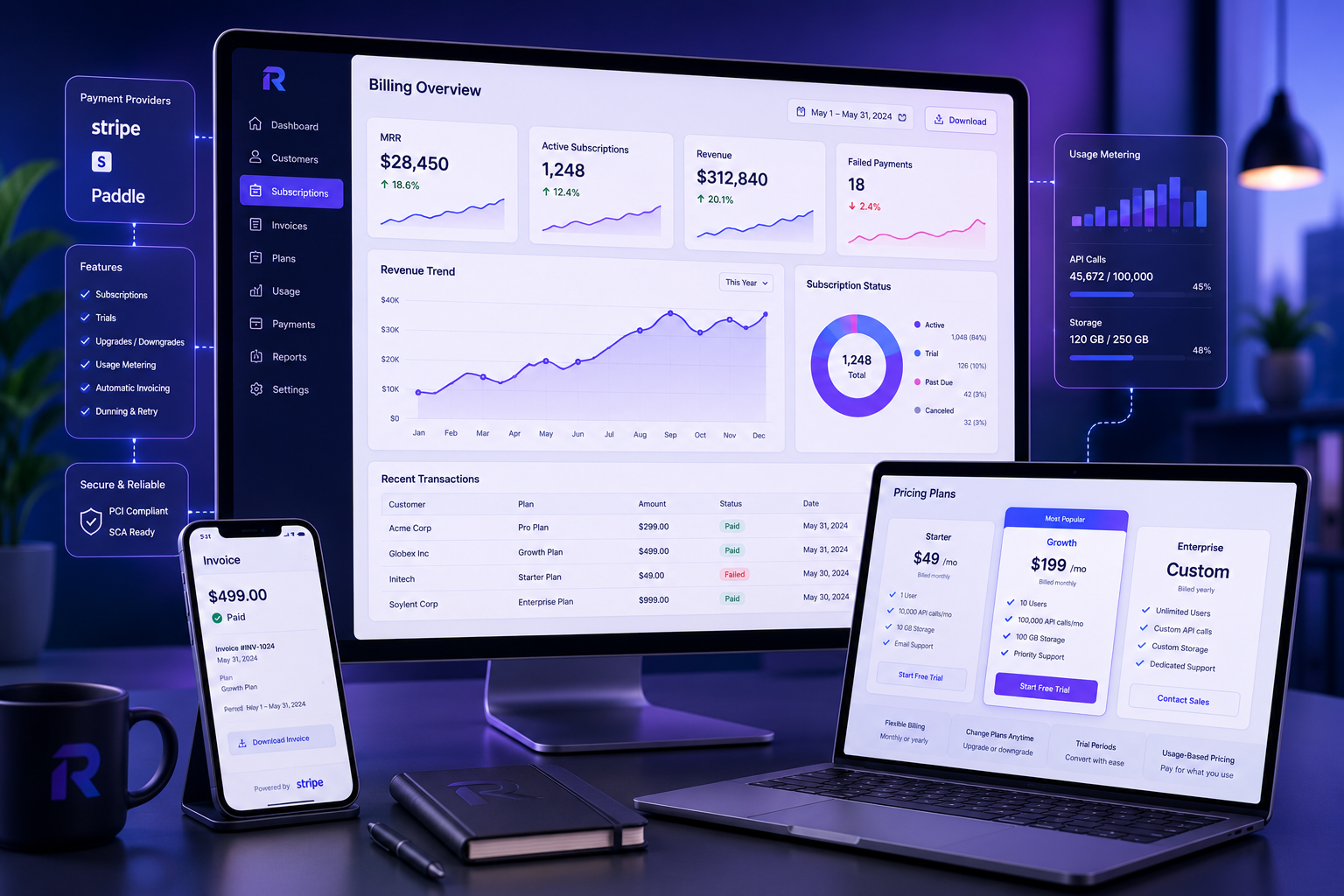 Subscription Billing and Plan Management